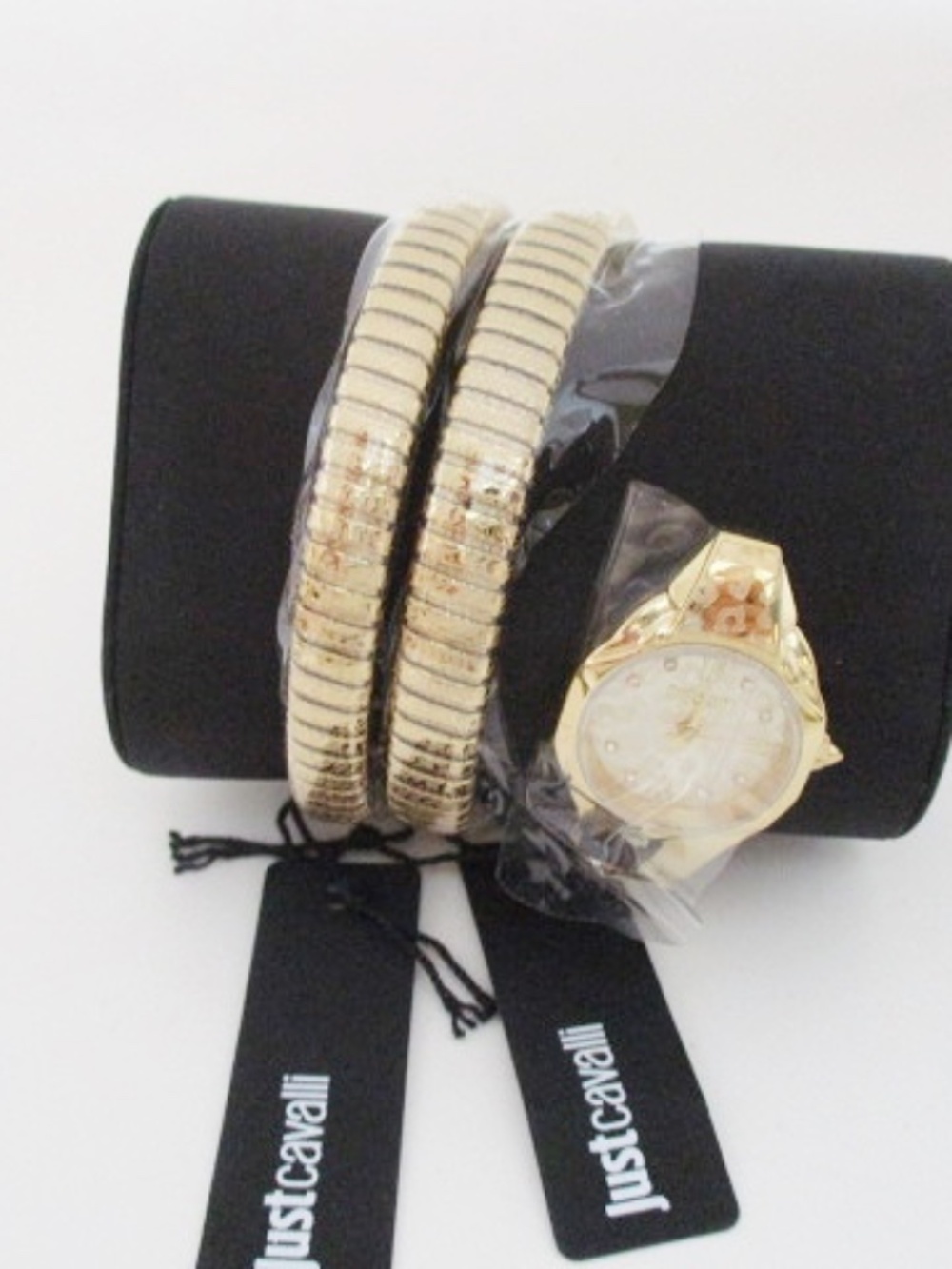 JUST CAVALLI - Ravenna Quartz Gold Dial Ladies Watch